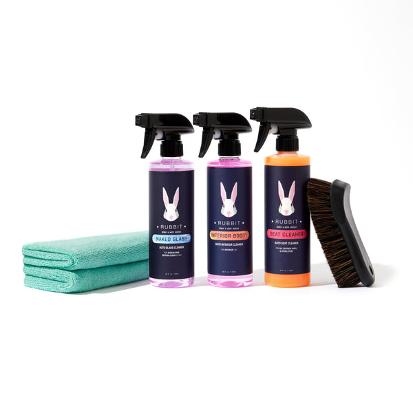 RUBBIT Spray & Wipe Interior Bundle
