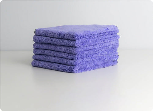 6 high-quality reusable microfiber towels